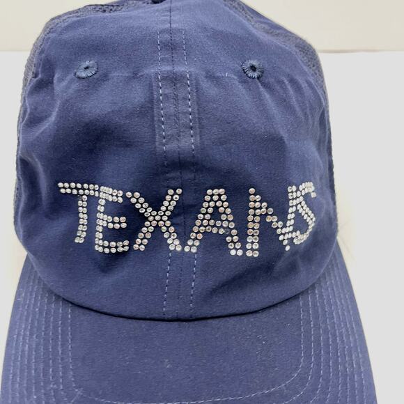 Adidas | Houston Texans NFL Rhinestone Moisture Wicking Adjustable Baseball Cap - Picture 2 of 7